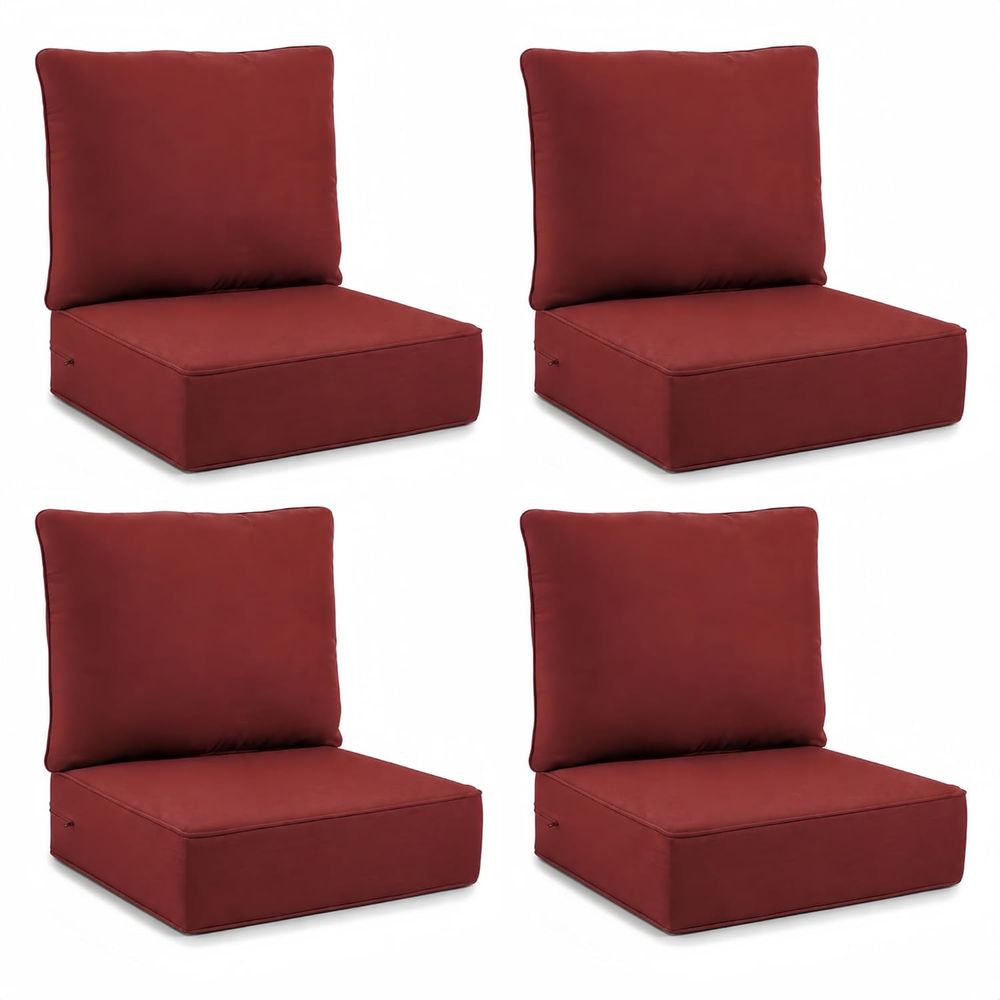 Outdoor Furniture Cushions 24 X 24 - Set di 4 Cuscini per Sedute