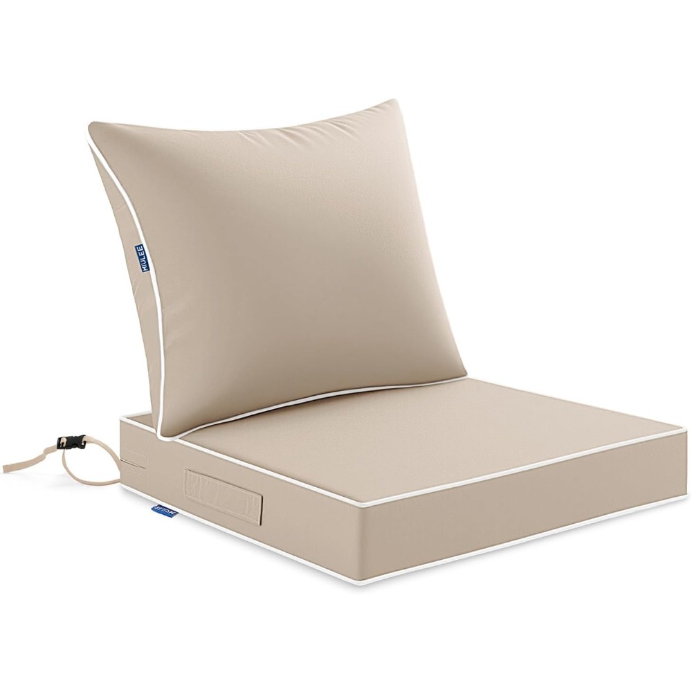 Outdoor Furniture Cushions 24 X 24 - Cuscino per Seduta da Esterno Beige