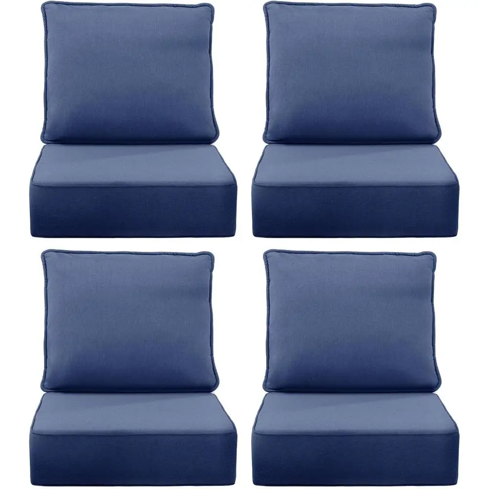 Outdoor Furniture Cushions 24 X 24 - Set di 4 Cuscini Spessi per