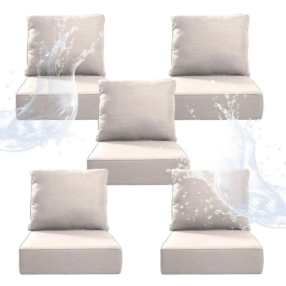 Outdoor Furniture Cushions 24 X 24 - 6 cuscini spessi per sedie da