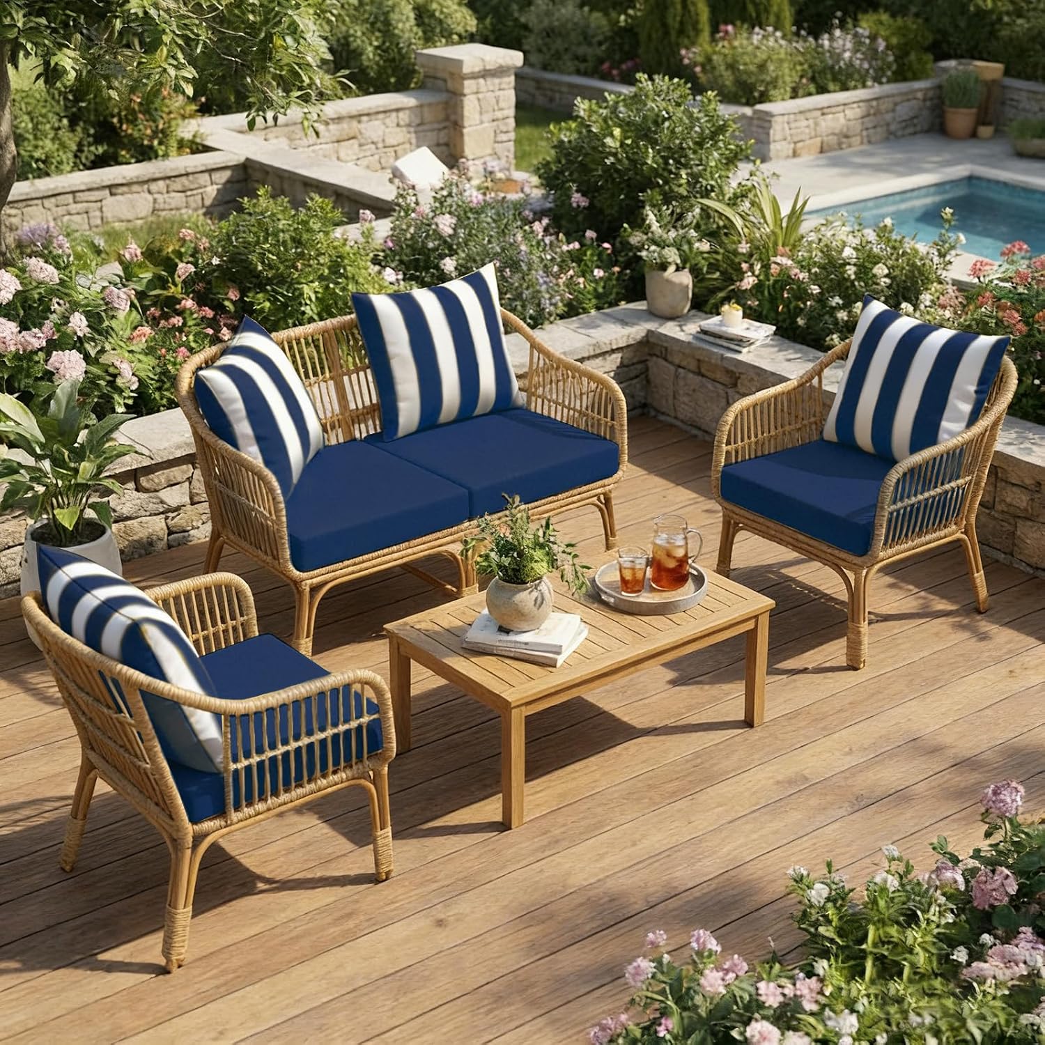 Cuscini per Sedie da Esterno p - Outdoor Furniture Cushions 24 X 24 recensione e prezzo