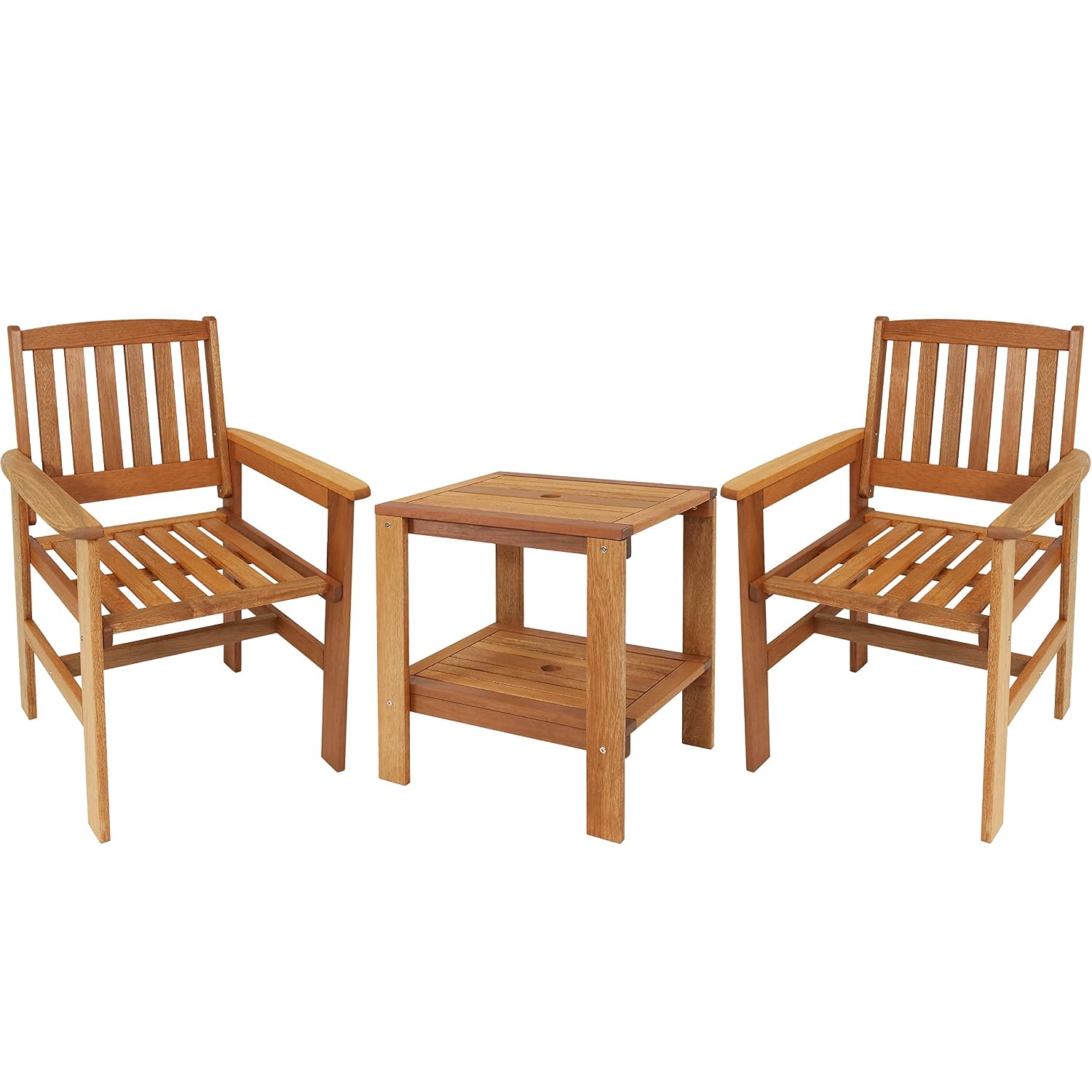 Set da Patio in Legno 3 Pezzi: - Outdoor Furniture Oil recensione e prezzo