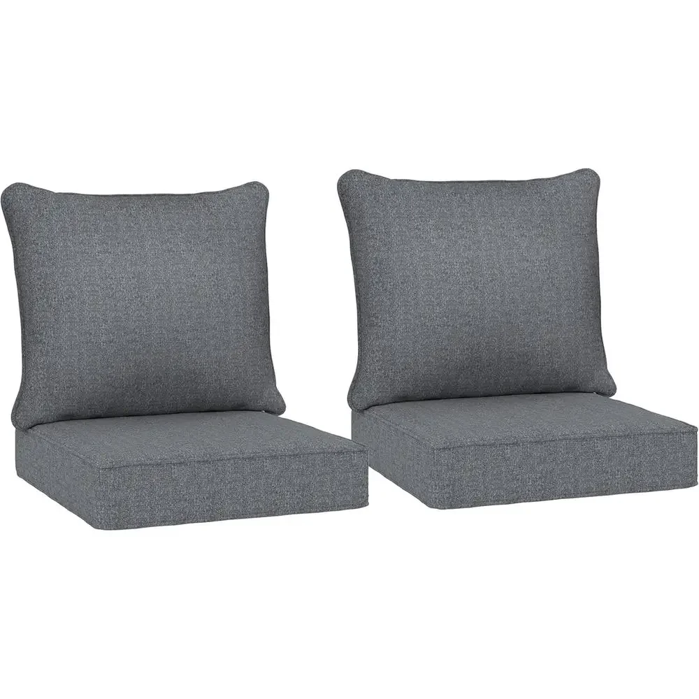 Set di 2 Cuscini per Sedie da  - Outdoor Furniture Cushions 24 X 24 recensione e prezzo