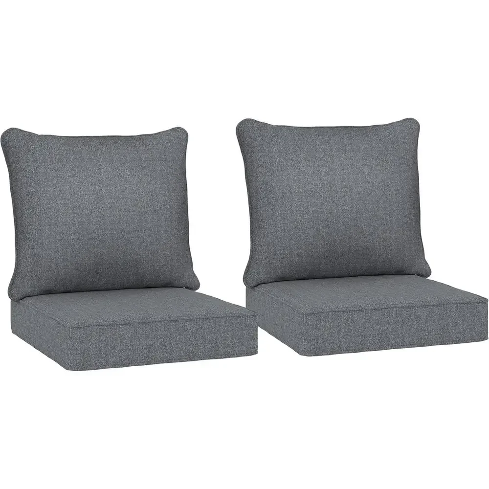 Set di 2 Cuscini per Sedie da  - Outdoor Furniture Cushions 24 X 24 recensione e prezzo