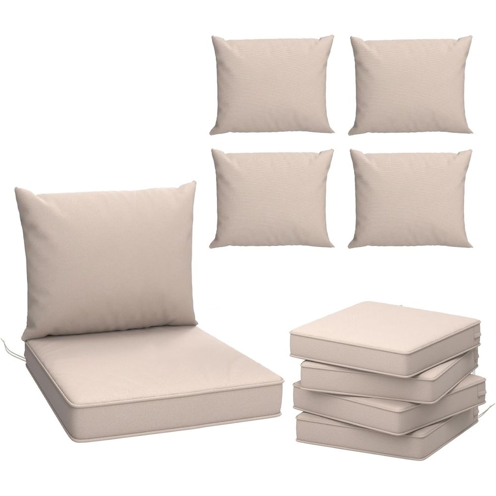 Set di 4 Cuscini per Sedie da  - Outdoor Furniture Cushions 24 X 24 recensione e prezzo
