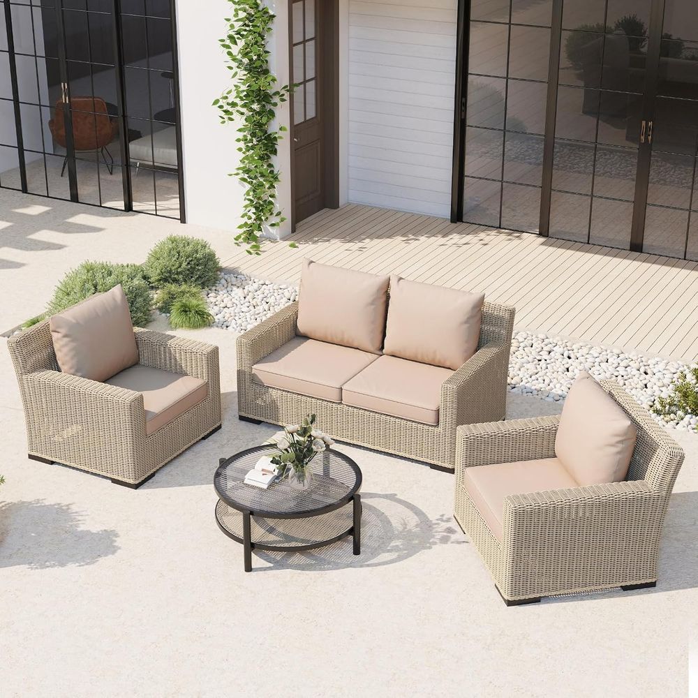Set di 4 Cuscini per Sedie da  - Outdoor Furniture Cushions 24 X 24 recensione e prezzo