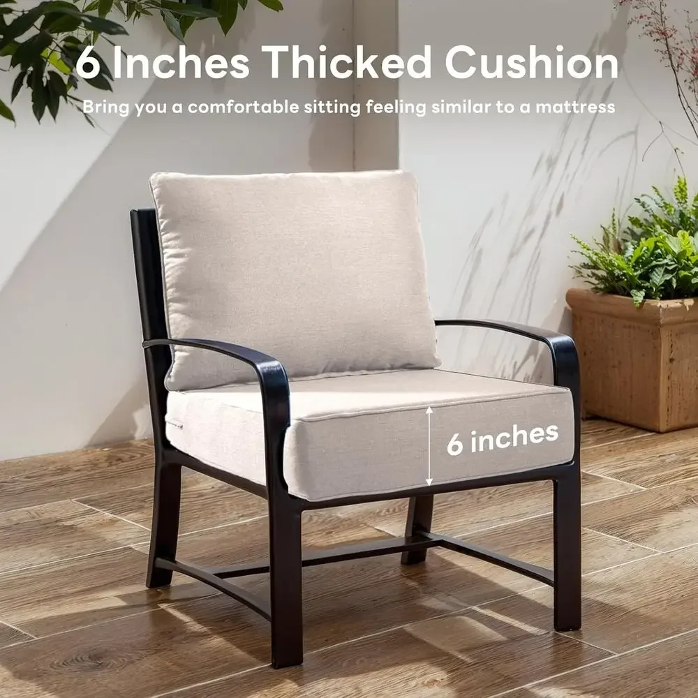 6 cuscini spessi per sedie da  - Outdoor Furniture Cushions 24 X 24 recensione e prezzo
